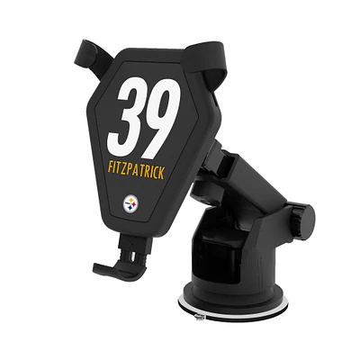 Keyscaper Minkah Fitzpatrick Black Pittsburgh Steelers Wireless Car Charger