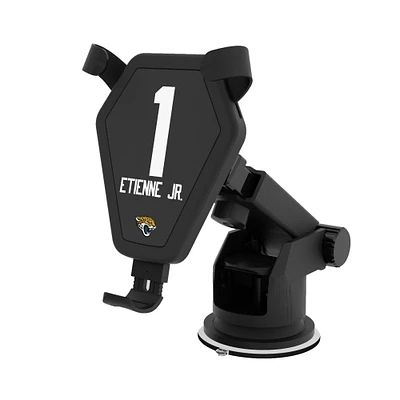 Keyscaper Travis Etienne Black Jacksonville Jaguars Wireless Car Charger