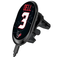 Keyscaper Tank Dell Houston Texans Wireless Magnetic Car Charger