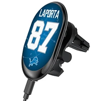 Keyscaper Sam LaPorta Detroit Lions Wireless Magnetic Car Charger