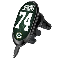 Keyscaper Elgton Jenkins Green Bay Packers Wireless Magnetic Car Charger