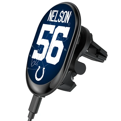 Keyscaper Quenton Nelson Indianapolis Colts Wireless Magnetic Car Charger
