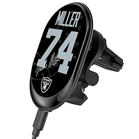 Keyscaper Kolton Miller Las Vegas Raiders Wireless Magnetic Car Charger