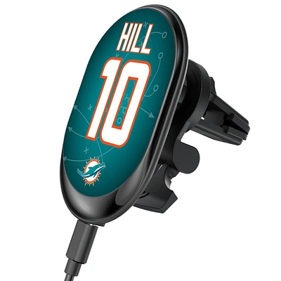 Keyscaper Tyreek Hill Miami Dolphins Wireless Magnetic Car Charger