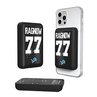 Keyscaper Frank Ragnow Detroit Lions 5000mAh Wireless Magnetic Power Bank