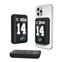 Keyscaper Amon-Ra St. Brown Detroit Lions 5000mAh Wireless Magnetic Power Bank