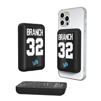 Keyscaper Brian Branch Detroit Lions 5000mAh Wireless Magnetic Power Bank