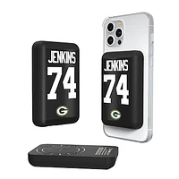Keyscaper Elgton Jenkins Green Bay Packers 5000mAh Wireless Magnetic Power Bank