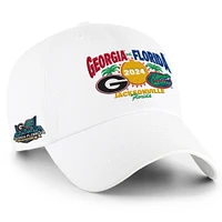 Men's '47 White Florida Gators vs. Georgia Bulldogs 2024 Rivalry Clean Up Adjustable Hat