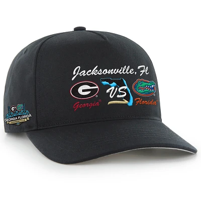 Men's '47 Black Florida Gators vs. Georgia Bulldogs 2024 Rivalry Hitch Adjustable Hat