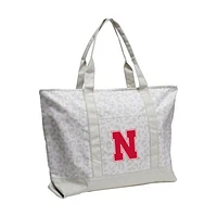 Nebraska Huskers Leopard Pattern Tote