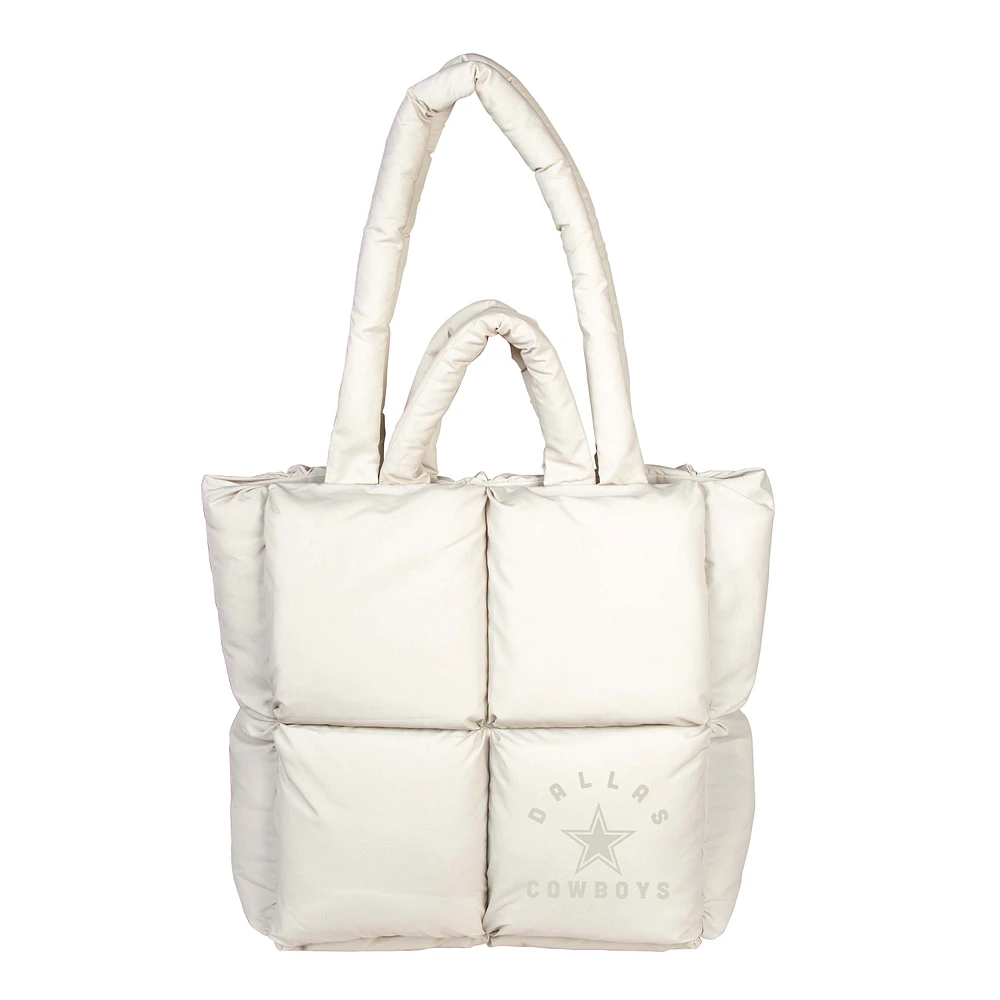 Tan Dallas Cowboys Puff Tote