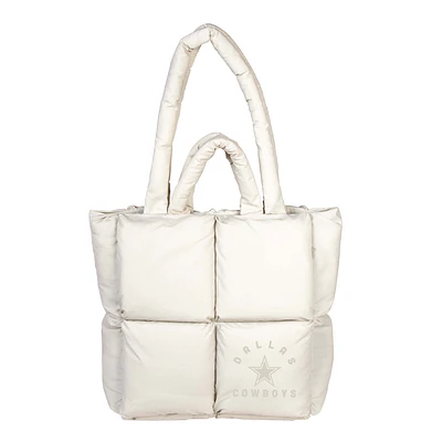 Tan Dallas Cowboys Puff Tote