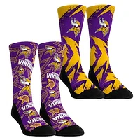 Unisex Rock Em Socks  Minnesota Vikings Gameday Two-Pack Crew Set