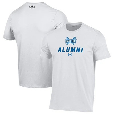Men's Under Armour  White Hampton Pirates Alumni Performance T-Shirt