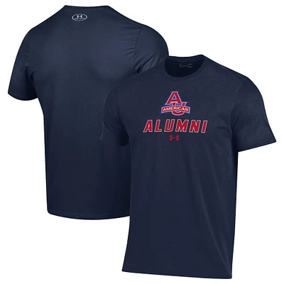 Men's Under Armour  Navy American University Eagles Alumni Performance T-Shirt