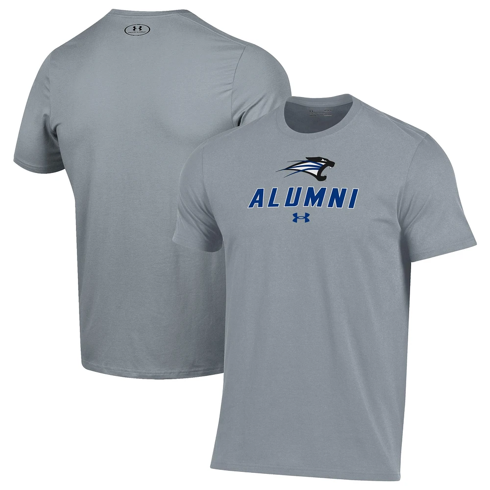 Men's Under Armour Gray Saint Francis Cougars Alumni Performance T-Shirt