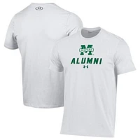 Men's Under Armour  White Manhattan Jaspers Alumni Performance T-Shirt