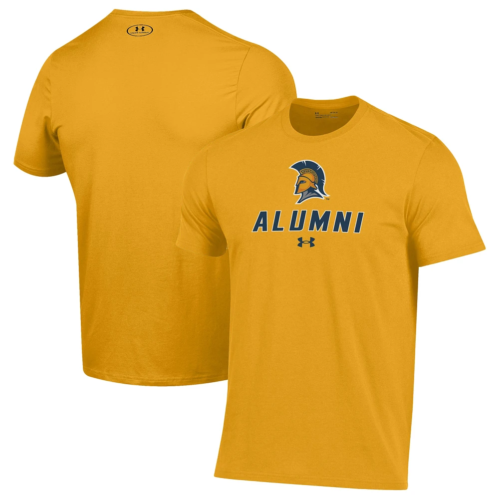 Men's Under Armour Gold UNCG Spartans Alumni Performance T-Shirt