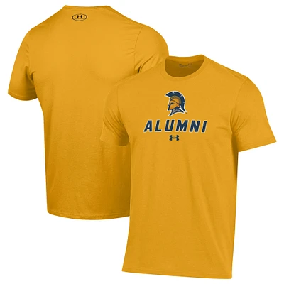 Men's Under Armour  Gold UNCG Spartans Alumni Performance T-Shirt
