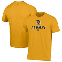 Men's Under Armour  Gold UNCG Spartans Alumni Performance T-Shirt