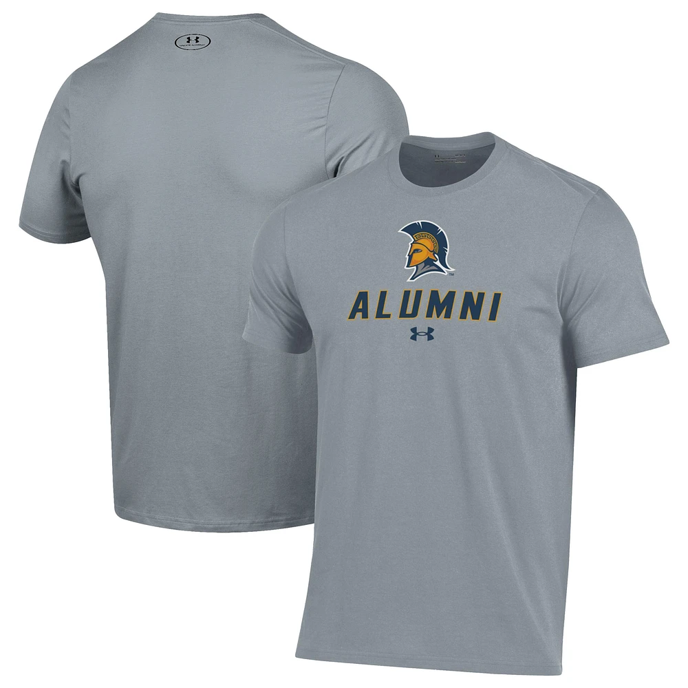 Men's Under Armour Gray UNCG Spartans Alumni Performance T-Shirt
