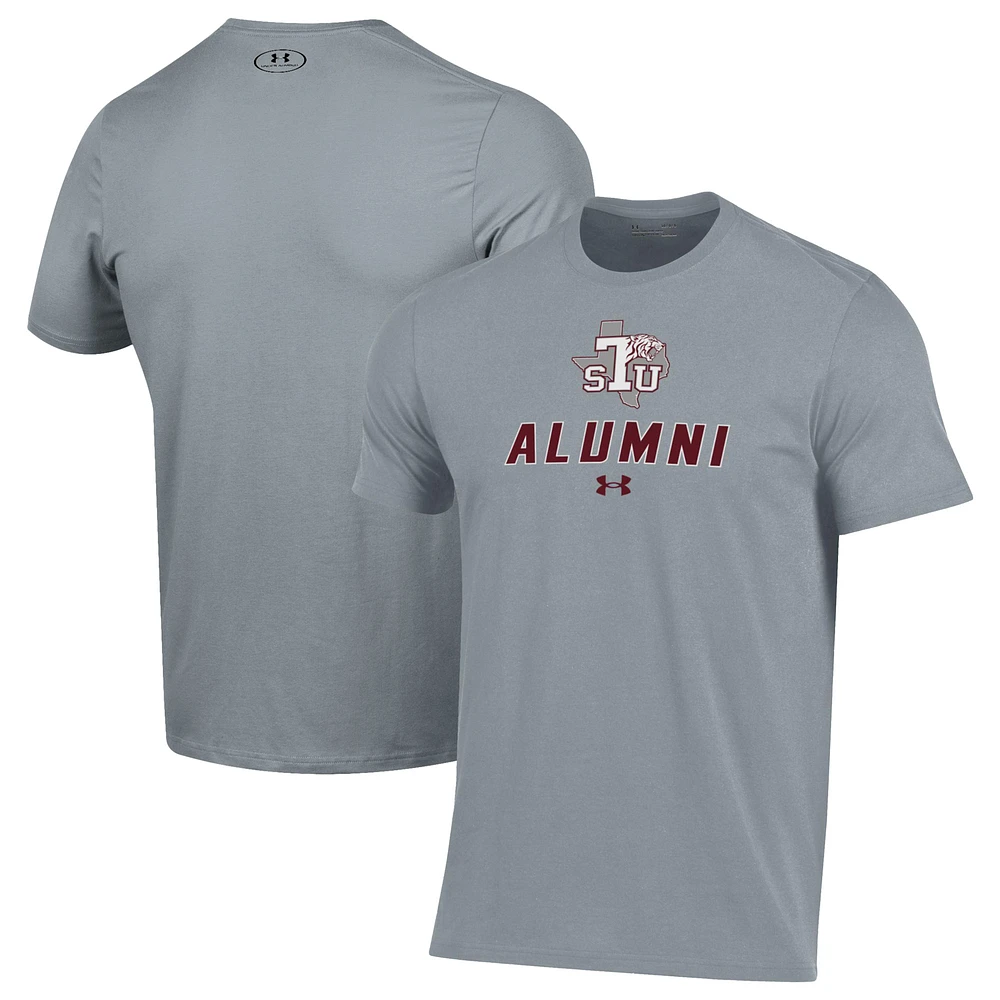 Men's Under Armour Gray Texas Southern Tigers Alumni Performance T-Shirt