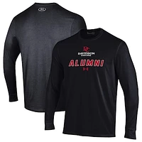 Men's Under Armour Davidson Wildcats Alumni Performance Long Sleeve T-Shirt