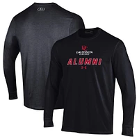 Men's Under Armour Davidson Wildcats Alumni Performance Long Sleeve T-Shirt