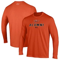 Men's Under Armour Campbell Fighting Camels Alumni Performance Long Sleeve T-Shirt