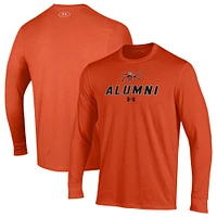 Men's Under Armour Campbell Fighting Camels Alumni Performance Long Sleeve T-Shirt