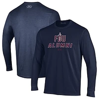 Men's Under Armour  Navy Fairleigh Dickinson Knights Alumni Performance Long Sleeve T-Shirt