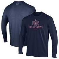 Men's Under Armour  Navy Fairleigh Dickinson Knights Alumni Performance Long Sleeve T-Shirt