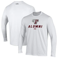 Men's Under Armour  White Fordham Rams Alumni Performance Long Sleeve T-Shirt