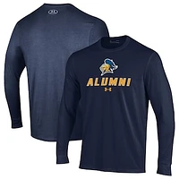 Men's Under Armour  Navy Carleton Knights Alumni Performance Long Sleeve T-Shirt