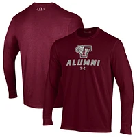 Men's Under Armour  Maroon Fordham Rams Alumni Performance Long Sleeve T-Shirt