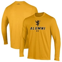 Men's Under Armour  Gold St. Olaf Oles Alumni Performance Long Sleeve T-Shirt
