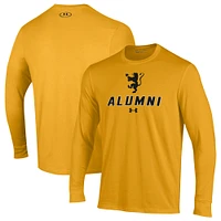 Men's Under Armour  Gold St. Olaf Oles Alumni Performance Long Sleeve T-Shirt