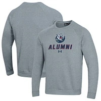 Men's Under Armour Gray Belmont Bruins Alumni Rival Fleece Pullover Sweatshirt