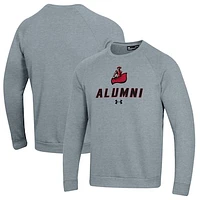 Men's Under Armour Gray Cal State Northridge Matadors Alumni Rival Fleece Pullover Sweatshirt