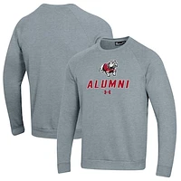 Men's Under Armour Gray Gardner-Webb Bulldogs Alumni Rival Fleece Pullover Sweatshirt