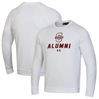 Men's Under Armour White Charleston Cougars Alumni Rival Fleece Pullover Sweatshirt