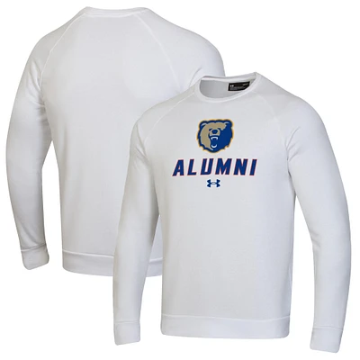 Men's Under Armour White Morgan State Bears Alumni Rival Fleece Pullover Sweatshirt