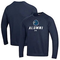 Men's Under Armour Navy Monmouth Hawks Alumni Rival Fleece Pullover Sweatshirt
