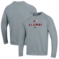 Men's Under Armour Gray Southern Illinois Salukis Alumni Rival Fleece Pullover Sweatshirt