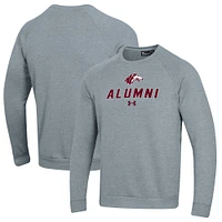 Men's Under Armour Gray Southern Illinois Salukis Alumni Rival Fleece Pullover Sweatshirt