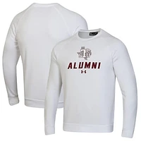 Men's Under Armour White Texas Southern Tigers Alumni Rival Fleece Pullover Sweatshirt