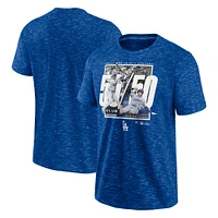 Men's Fanatics Shohei Ohtani Royal Los Angeles Dodgers 50/50 Club Space Dye T-Shirt