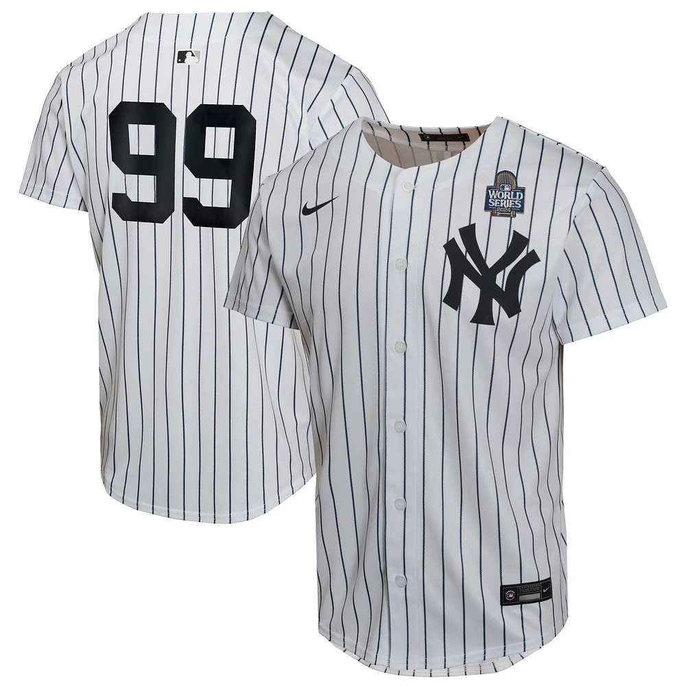 Youth Nike Aaron Judge White New York Yankees 2024 World Series Home Game Player Jersey