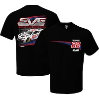 Men's Checkered Flag Sports Black Shane van Gisbergen WeatherTech Car T-Shirt